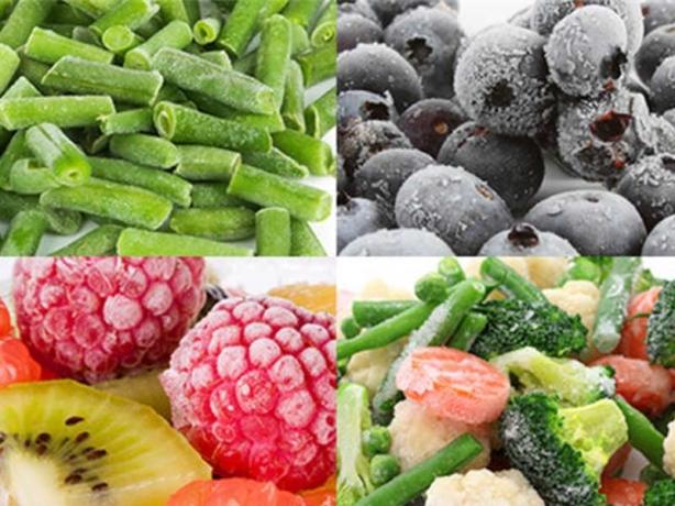 How long can you store Frozen Fruits and vegetables?